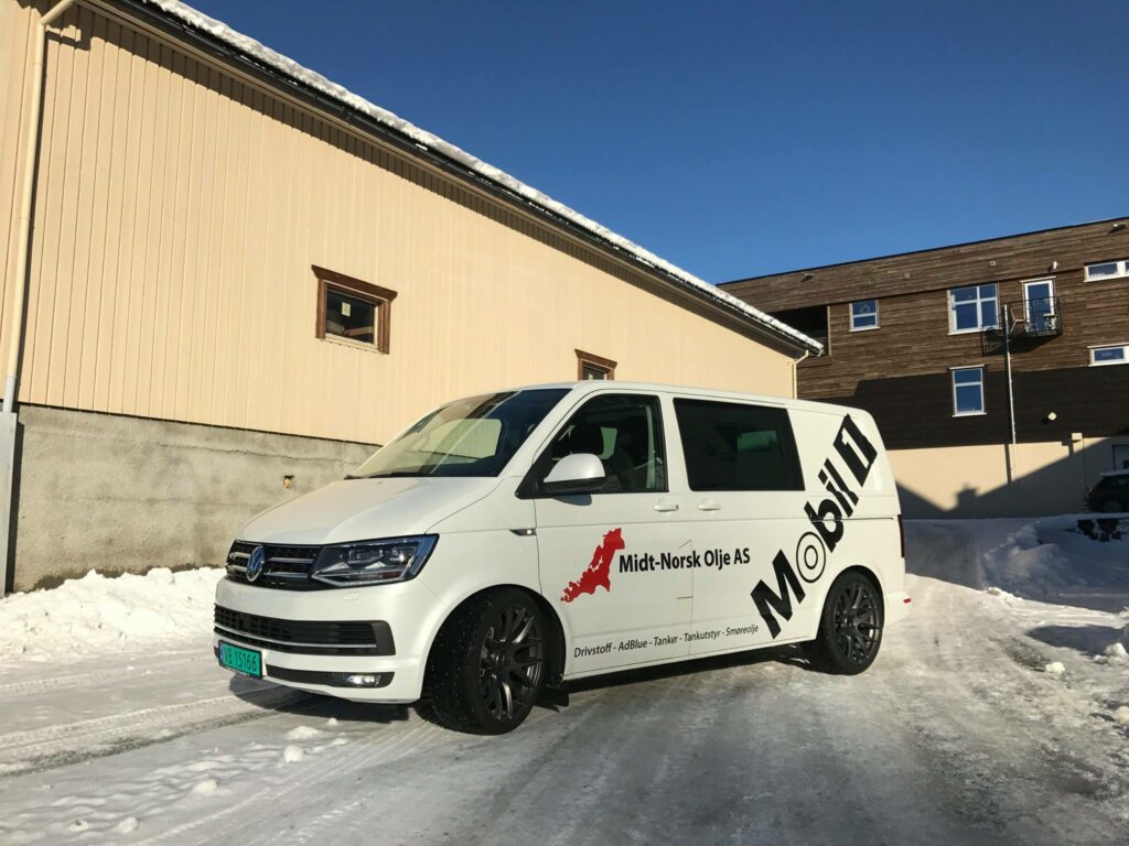 Foliert VW Transporter for Midt-Norsk Olje AS