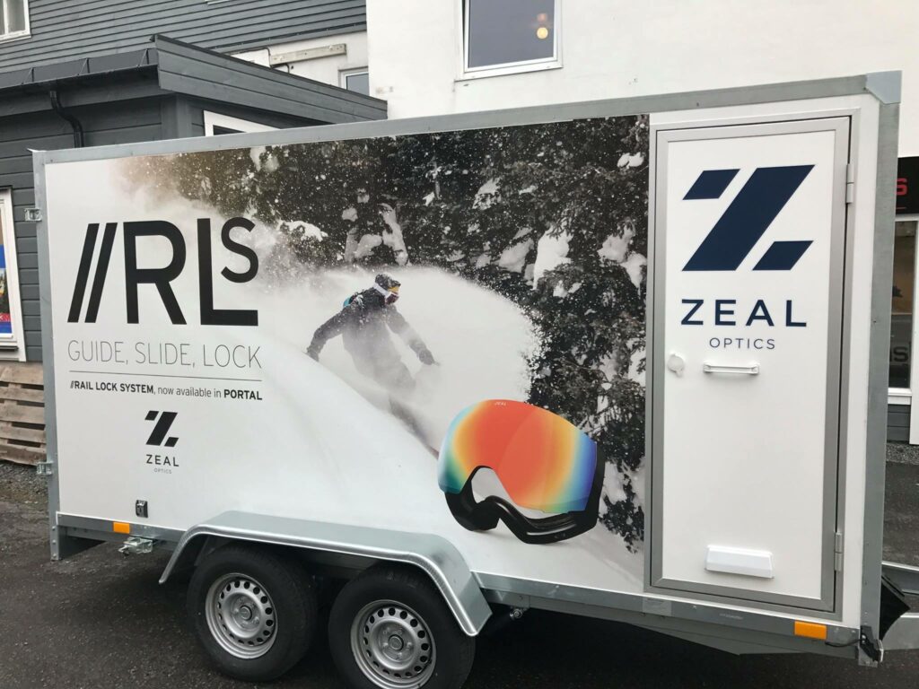 Foliert tilhenger for Zeal Optics
