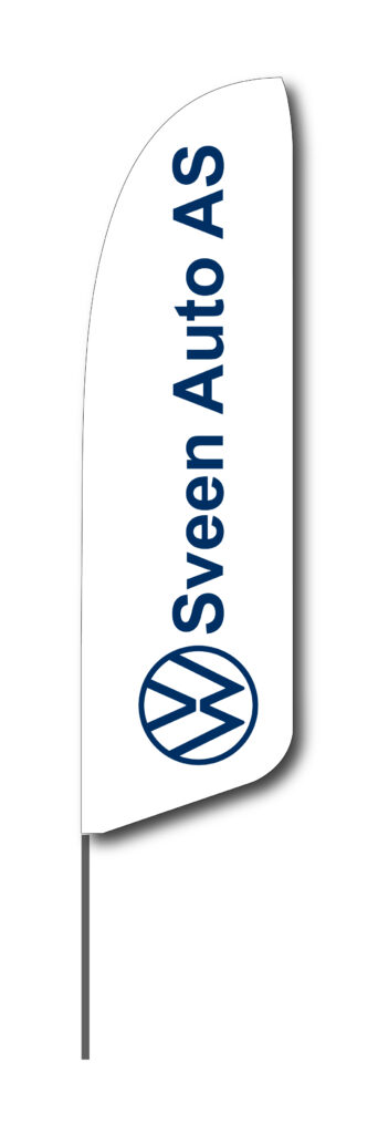 Beachflagg Sveen Auto